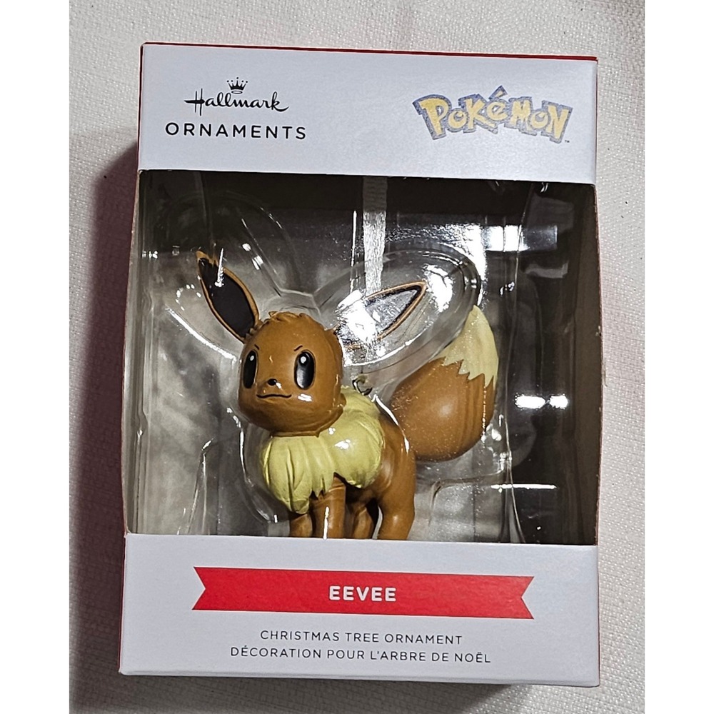 Hallmark Pokemon Eevee Christmas Tree Ornament Holiday Decor 2024 New Unopened